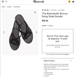 Madewell Strappy Slide Sandals